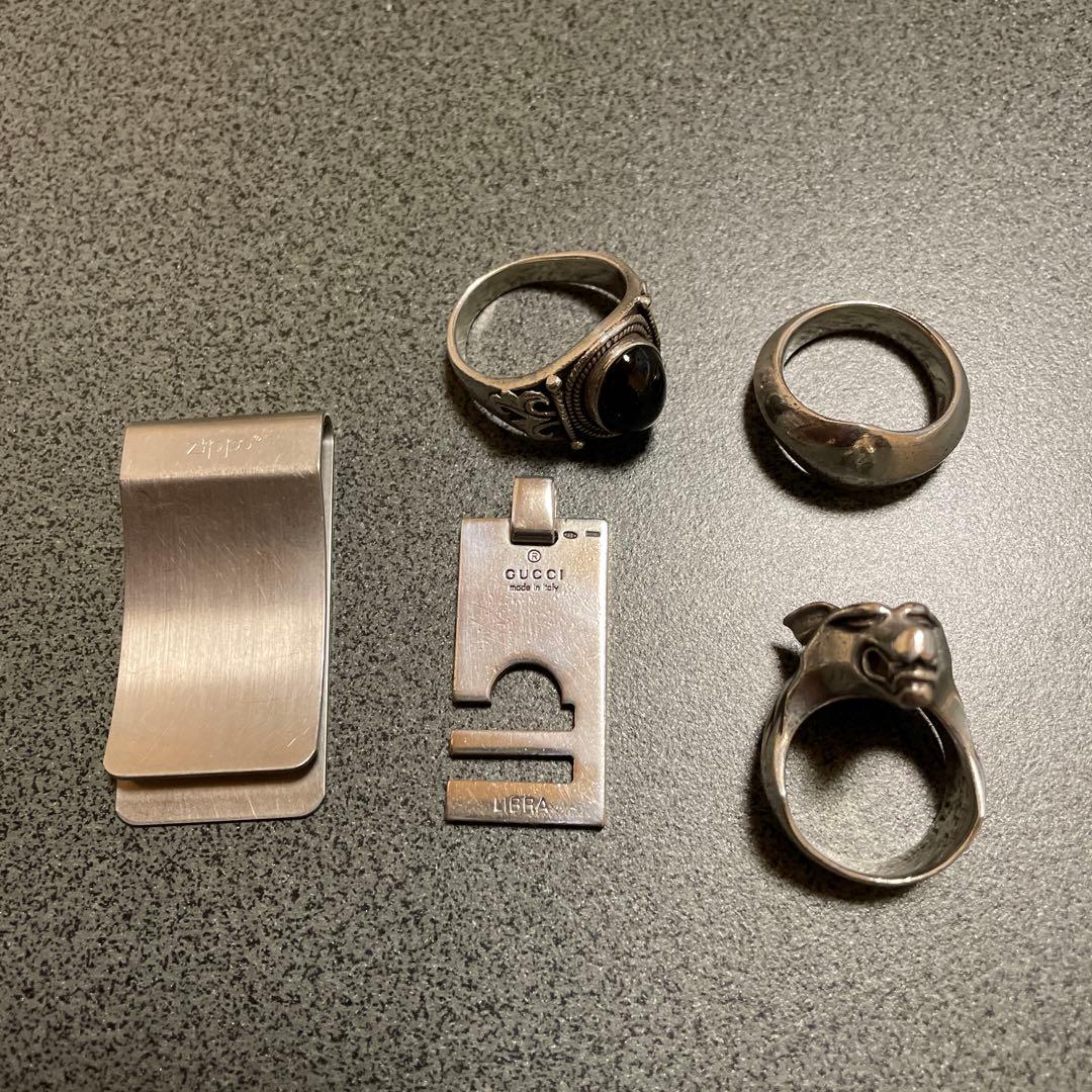 GUCCI星座ペンダントトップ天秤座　ウルフマンB.R.Sウォーウルフリング他