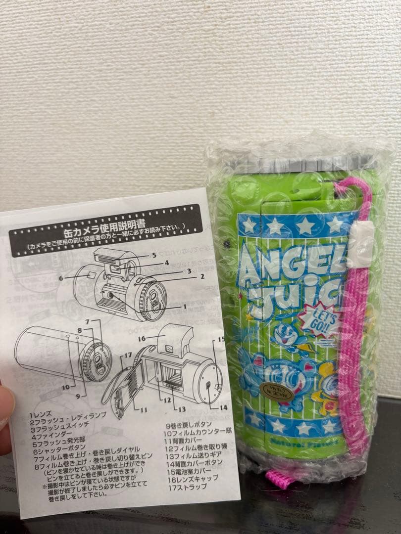 エンジェルブルー ナカムラ君 缶 カメラ ノベルティ 新品 未使用 現状