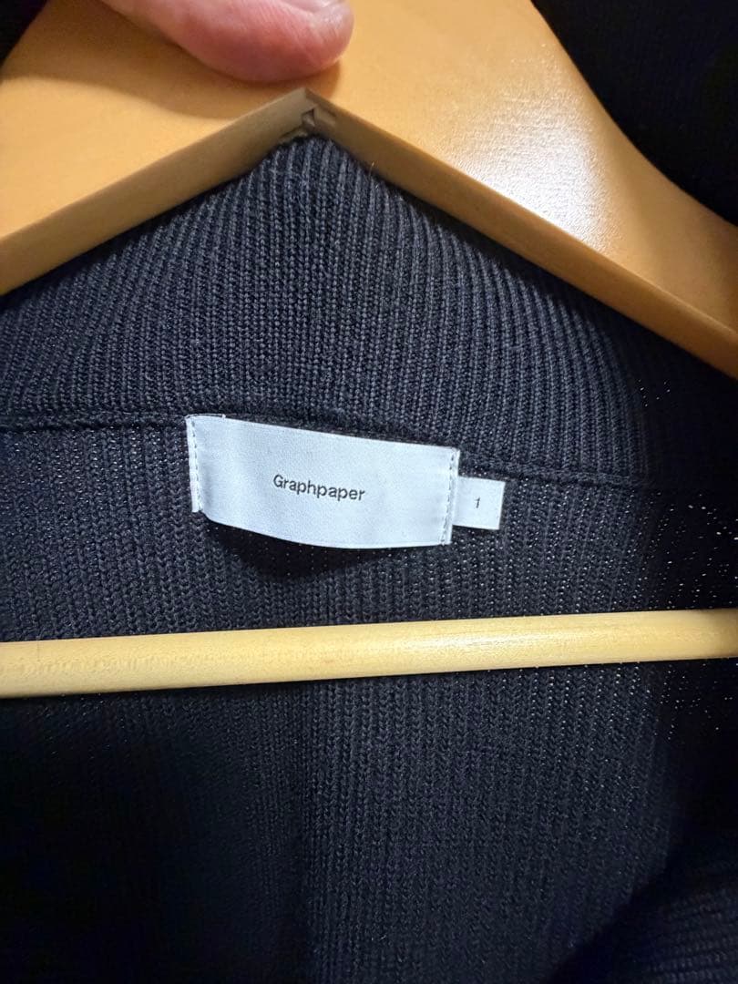 Graphpaper グラフペーパー　ハーフジップニット
