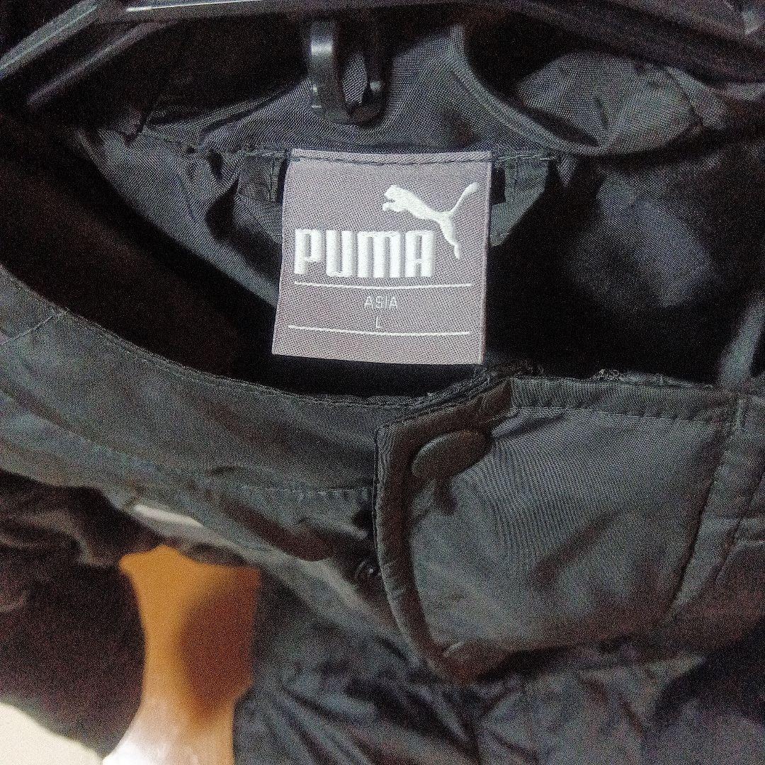 PUMA 京都サンガ ベンチコート ブラック