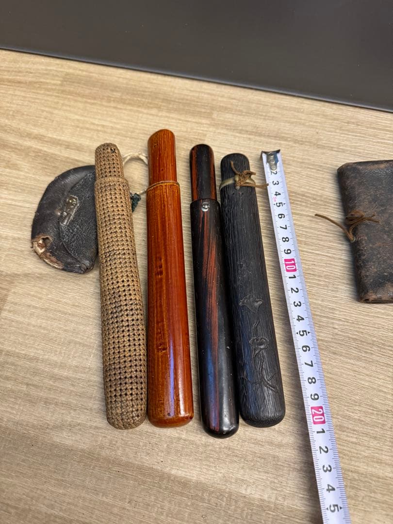 1525   時代物　煙道具　煙草入れ　まとめ売り　骨董品