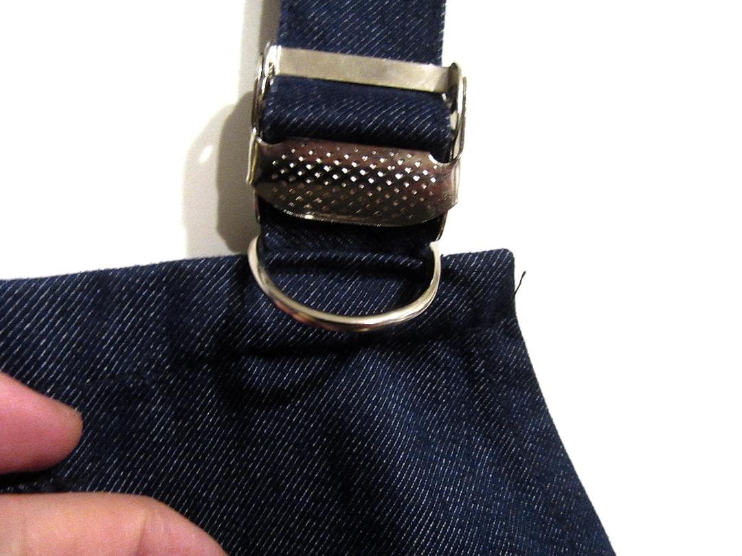 官給品？ フランス製 デニムオーバーオール サロペット