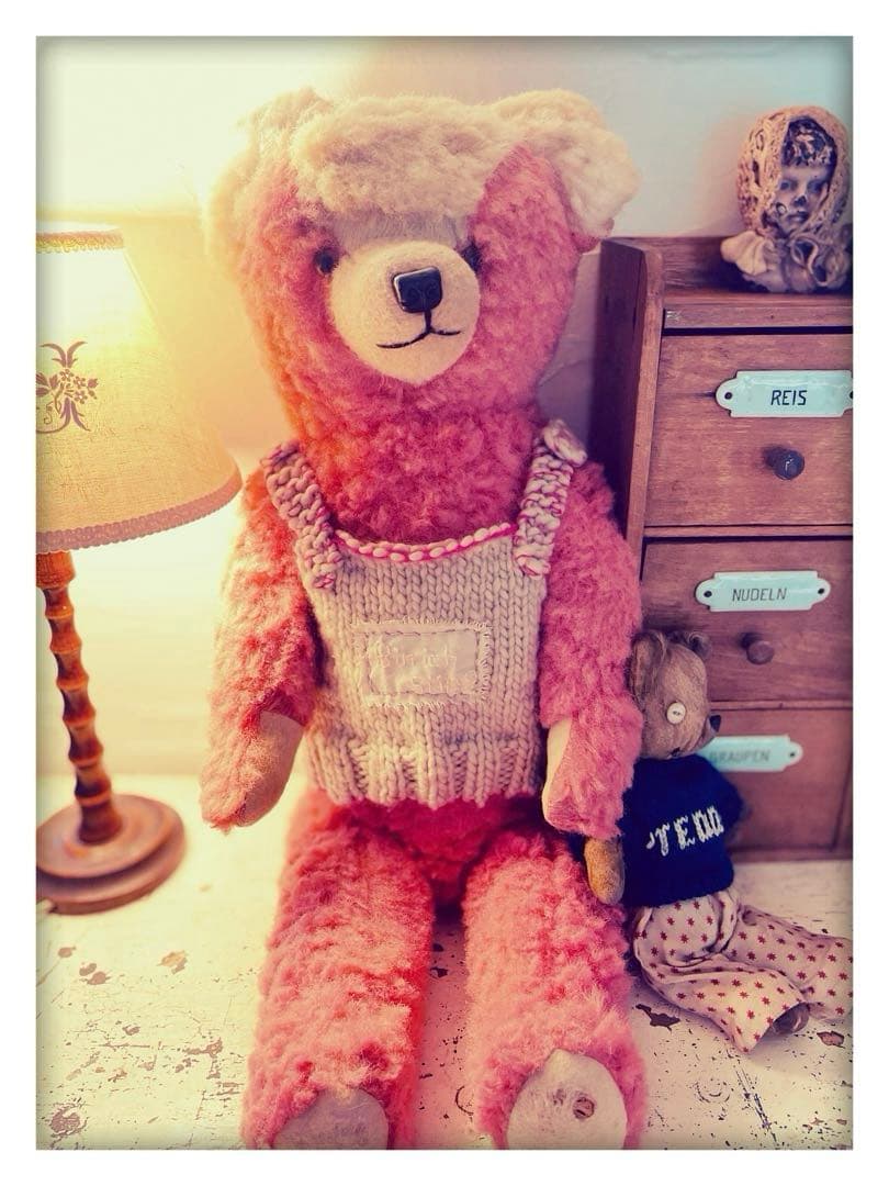 ‥∵ ドイツ　ヴィンテージベア　 レアカラー アンティークベア ‥‥