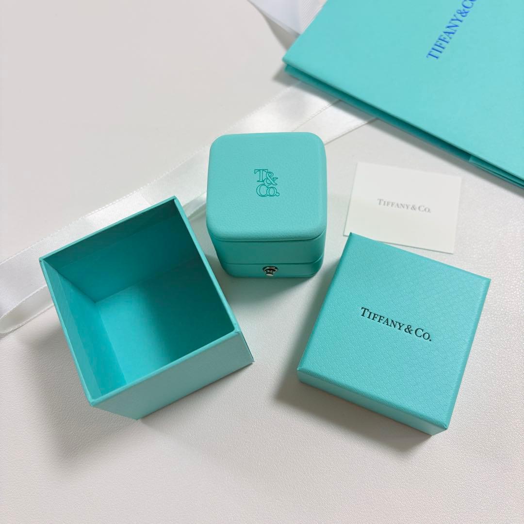 極美品　現行品　ティファニー　限定品　リングケース　空箱　T&Co. ロゴ