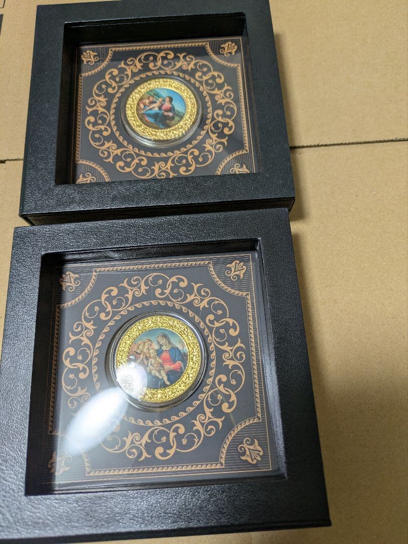 聖母と天使　2セット純銀