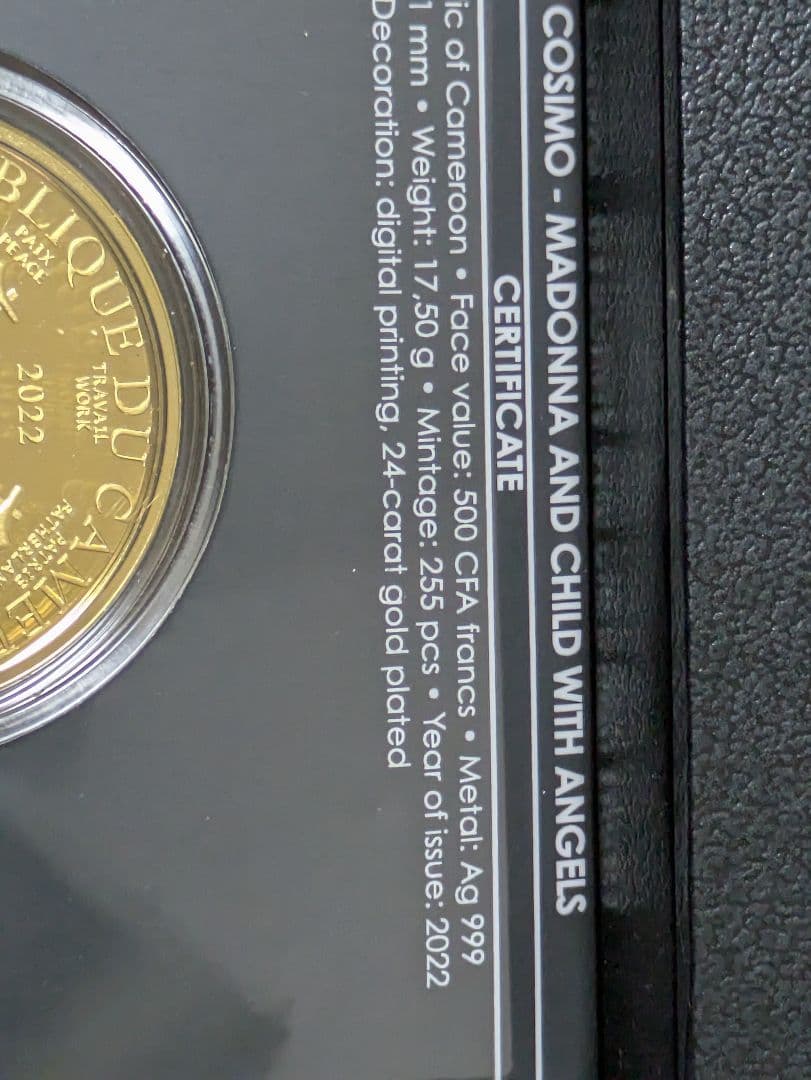 聖母と天使　2セット純銀