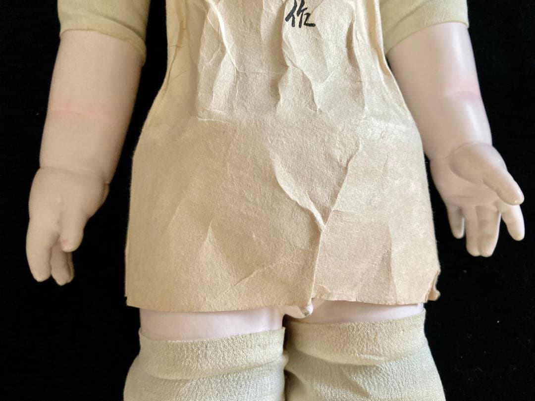 大変作りの良い人形　市松人形　抱き人形　日本人形　54㎝　男の子