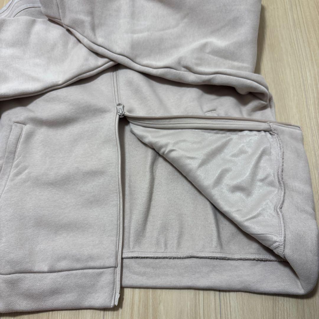 新品アディダスゴルフ セットアップ ジャケット＆スカート Lサイズくすみピンク