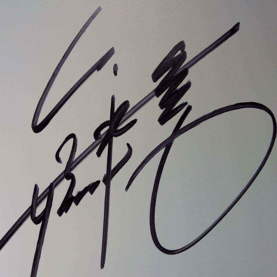 矢沢永吉さん　直筆サイン色紙　東芝EMI　美品