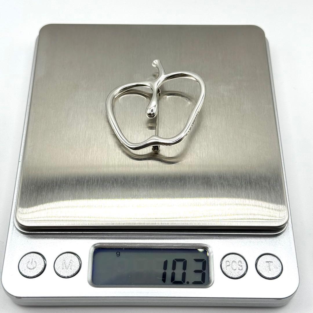 ★激レア★ティファニー アップル ラージ ブローチ シルバー リンゴ 大きい