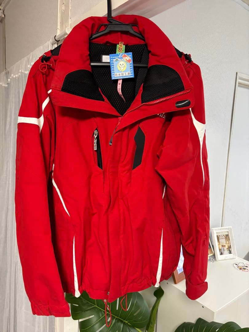 phenix 赤 スキーウェア フード付き