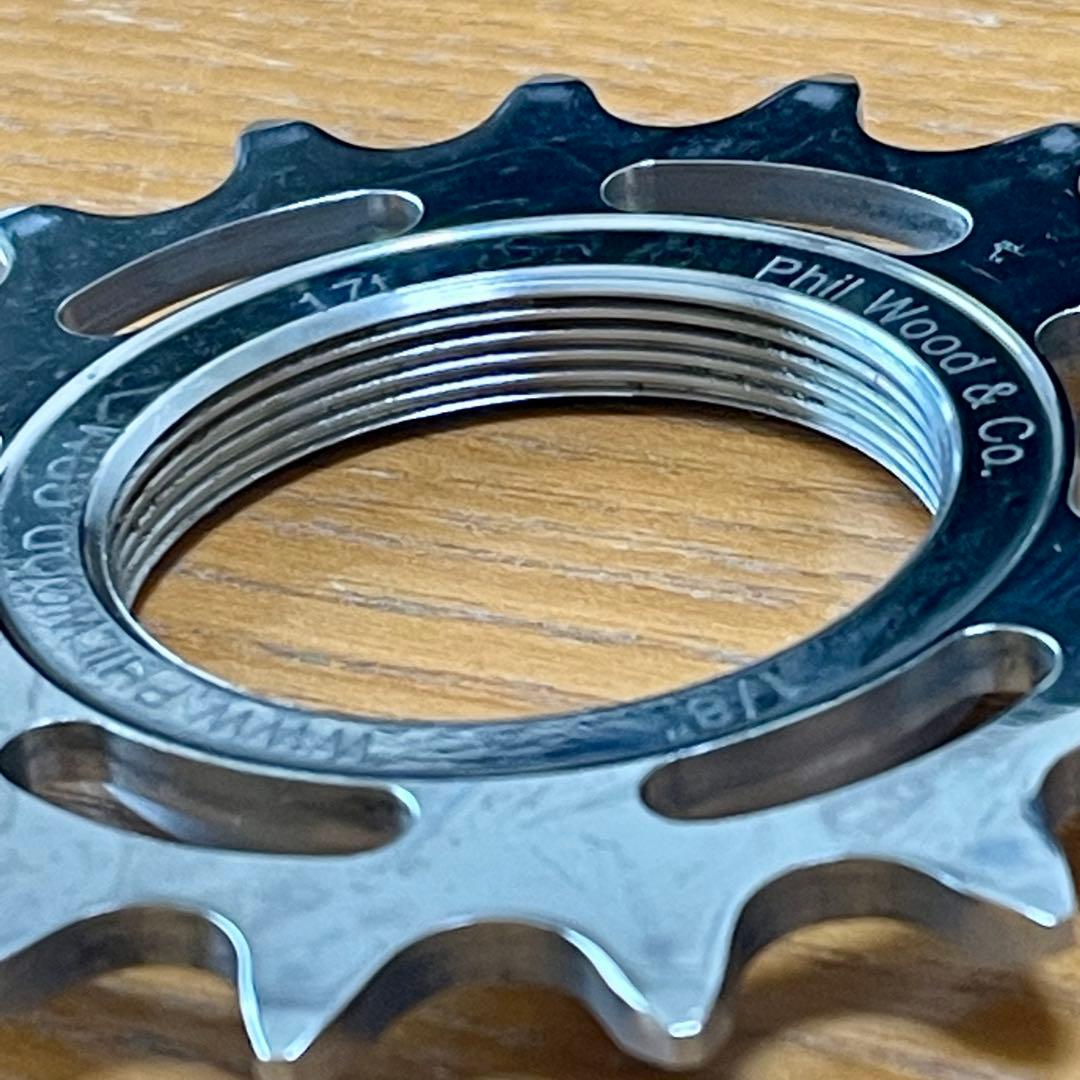 【美品】PHILWOOD SLR track cog ピストバイク