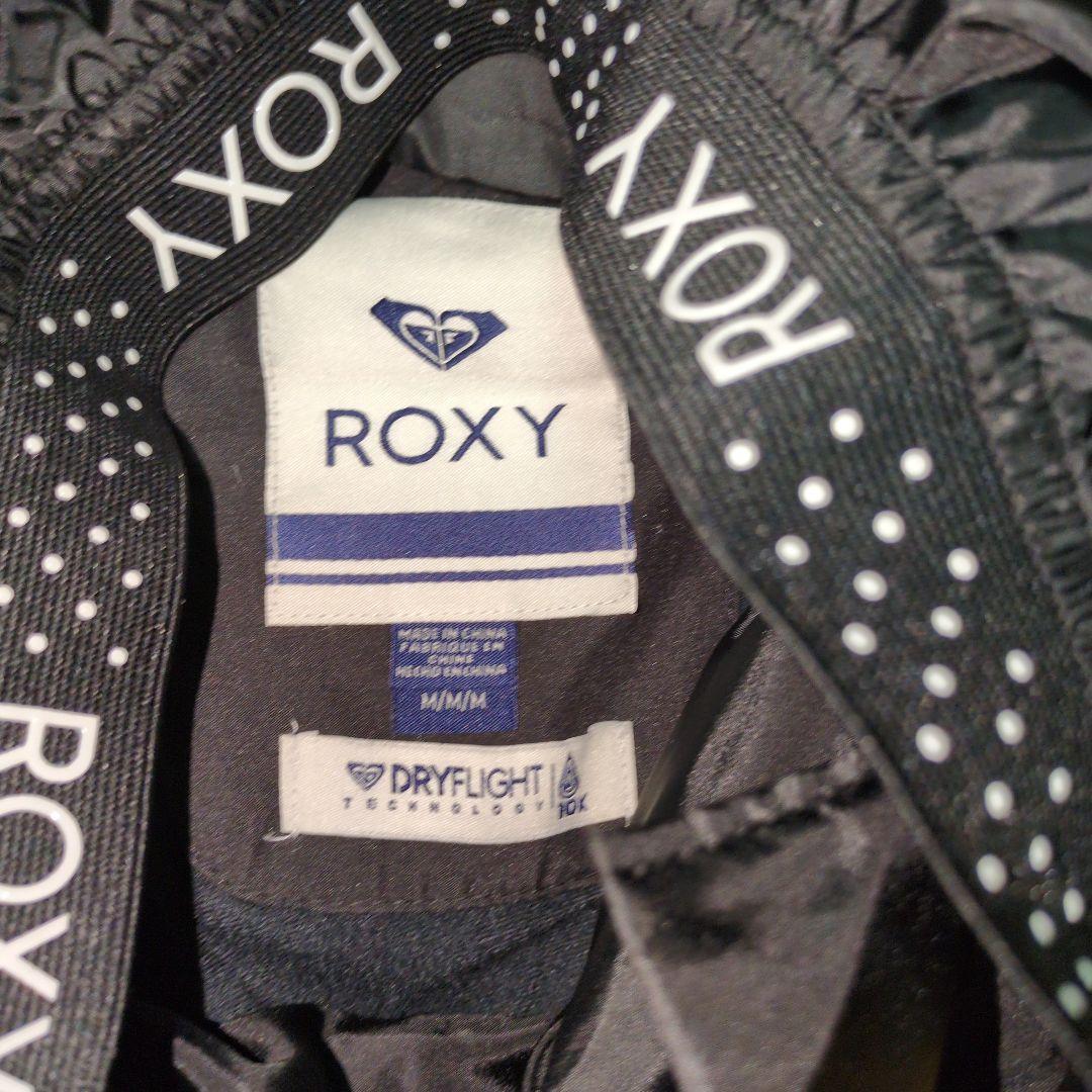 ROXY　スノボウェア　上下セット　Ｍ　総柄　ネイビー　キャメルブラウン