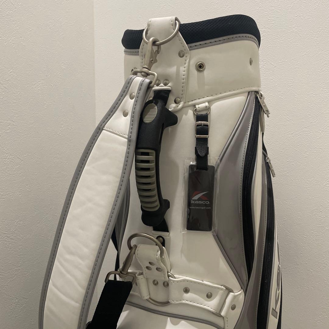 Kasco キャスコ キャディバッグ キャスター付き ゴルフバッグ ホワイト