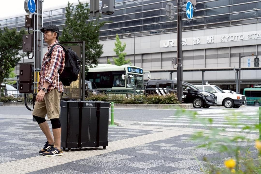 【新品】EZ Bike 折りたたみ自転車用 折りたたみ輪行ボックス B&W