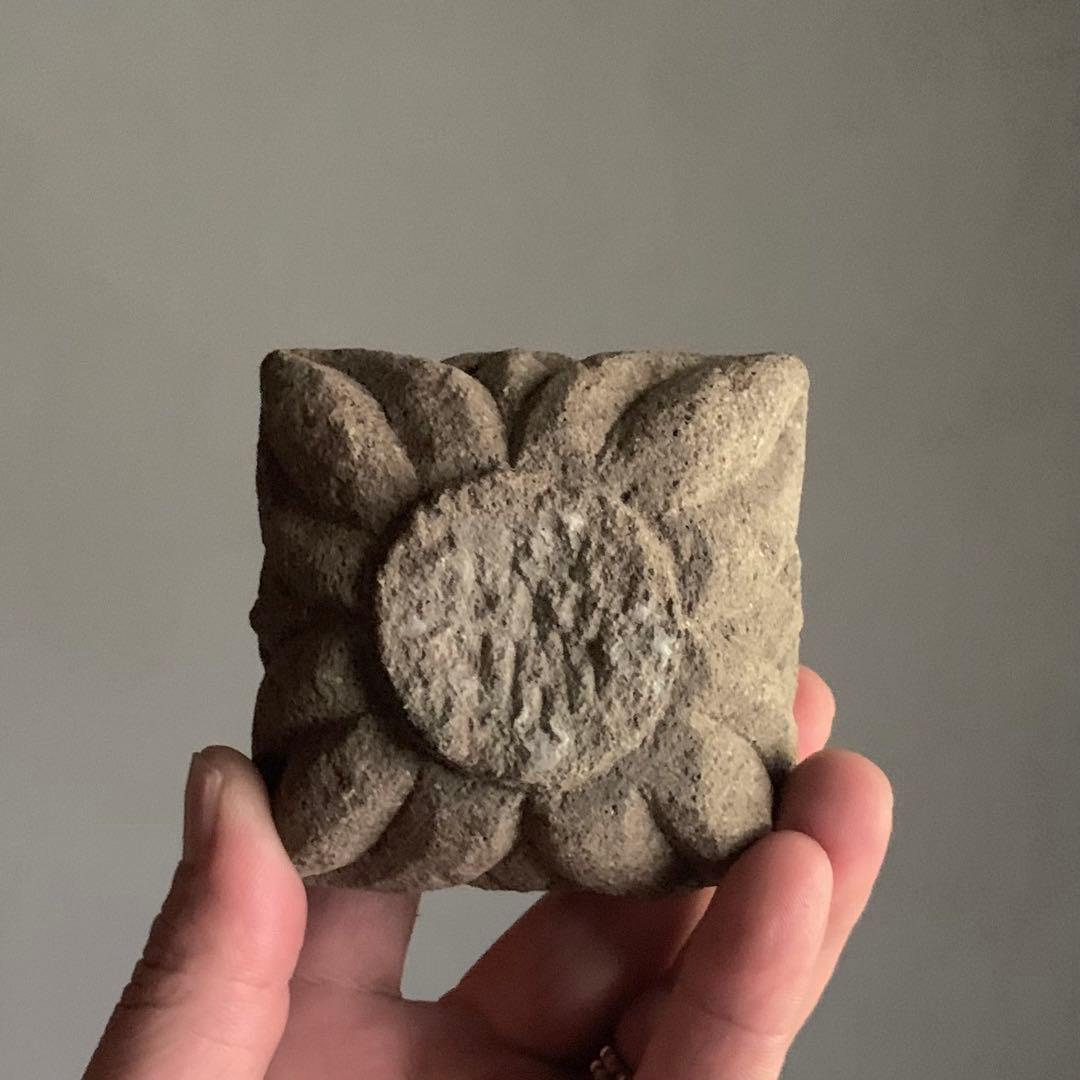 古い 石製 擬宝珠 欠けあり 古美術 仏教美術 古道具 アンティーク