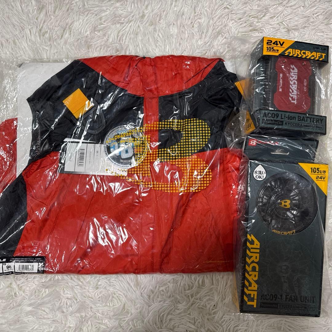 値下げ‼️最新BURTLE 空調服 Lサイズ バッテリー24V＆ファン付き