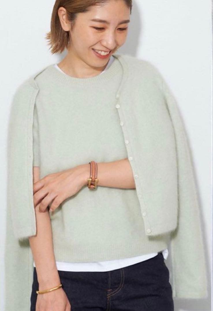 Plage Cashmere Mix Fur 半袖PO&カーディガン　美品