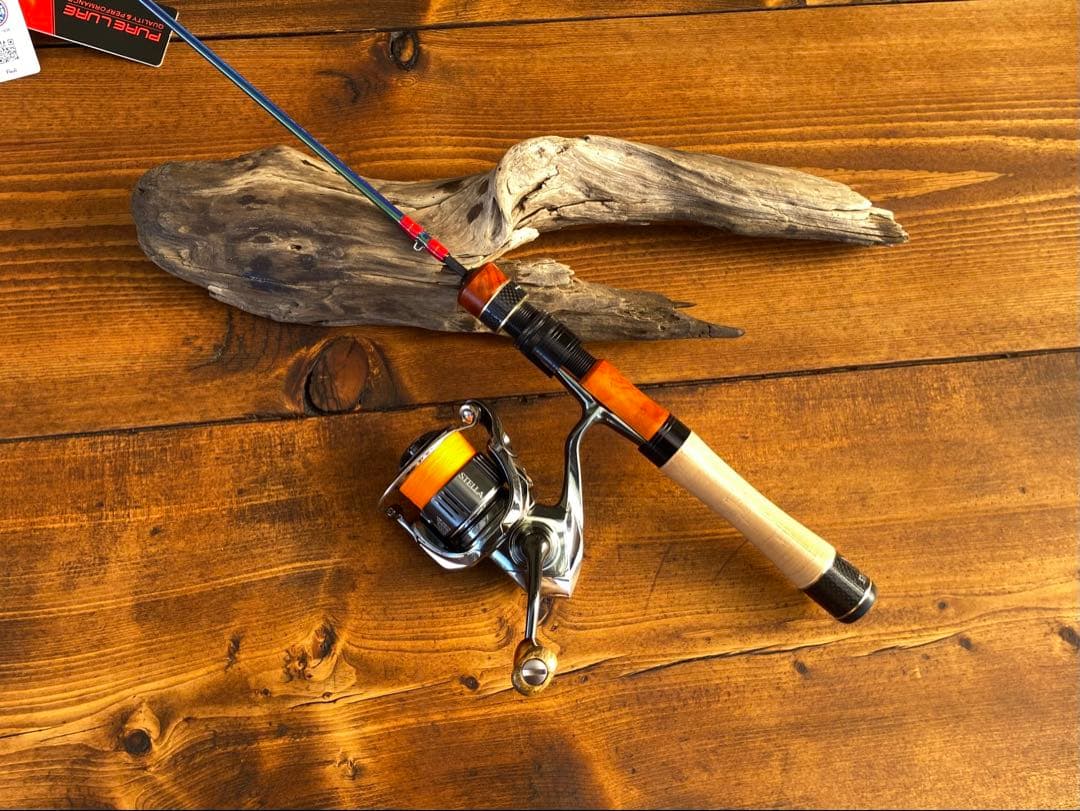 トラウトロッド　4ft7inch パックロッド　山女魚　渓流 ウッドリールシート