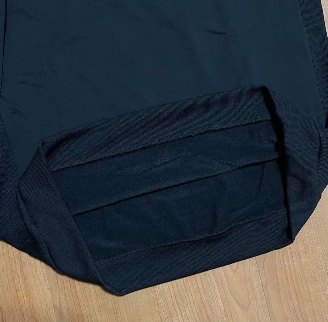 新品　TFW49 ショートモックネック　トレーナー　スウェット　L ブラック