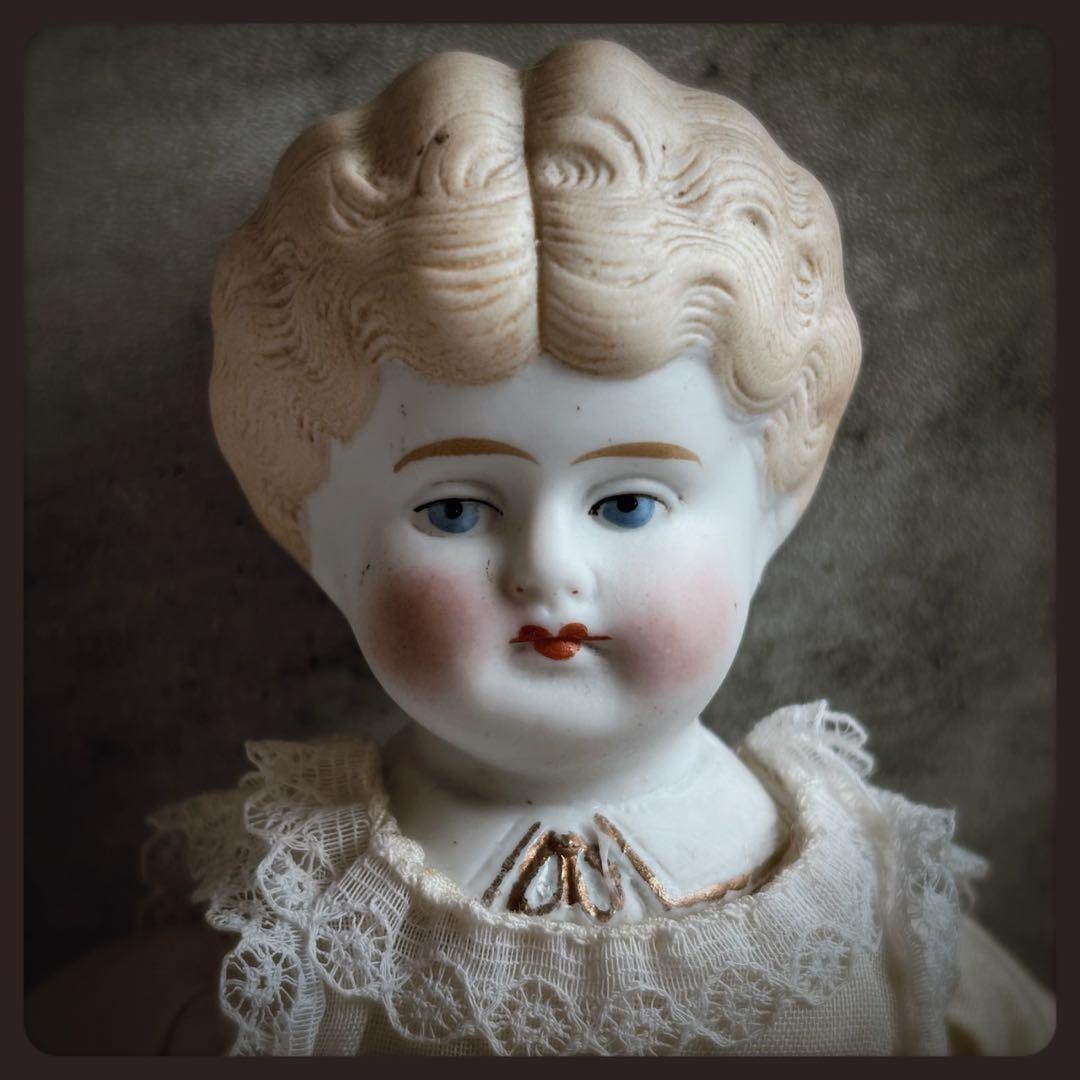 レアアンティーク　ブロンド　パリアンドール ビスクドール