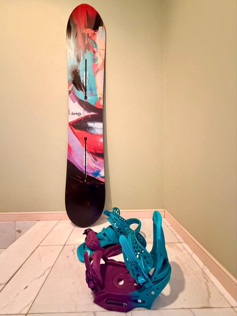 BURTON スノーボード&バインセット / Lipstick & LEXA