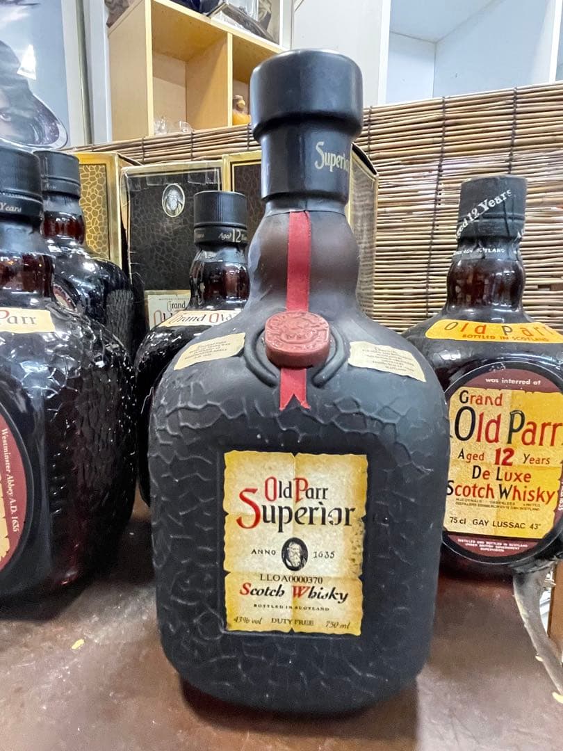 ヴィンテージ　オールドパースペリオール　他12年　５本　古酒　　大値引きします