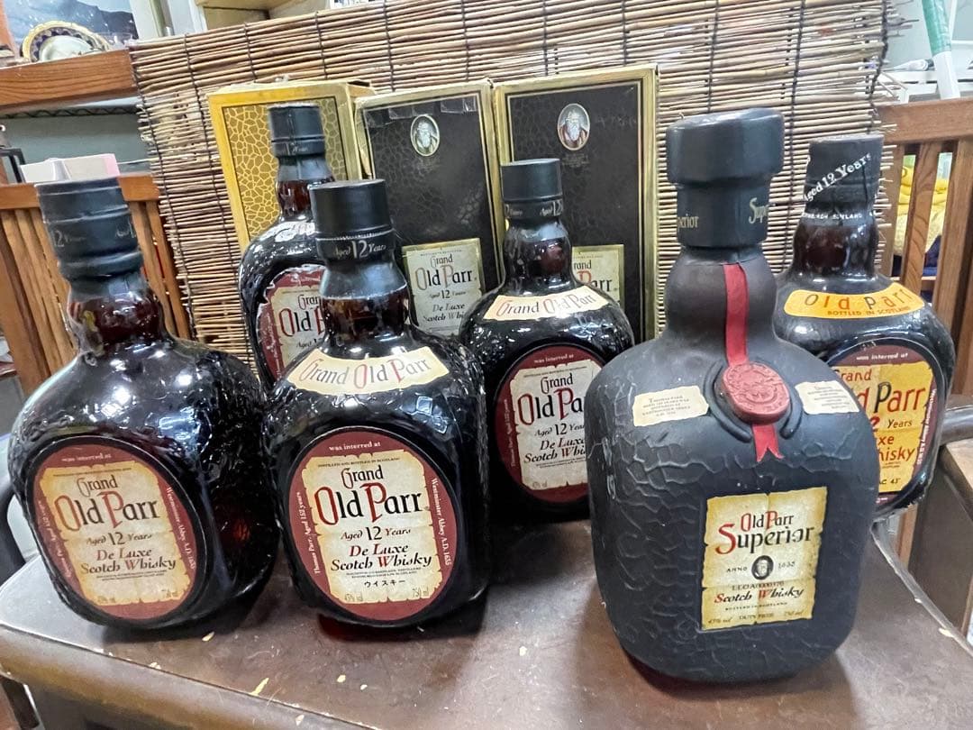 ヴィンテージ　オールドパースペリオール　他12年　５本　古酒　　大値引きします