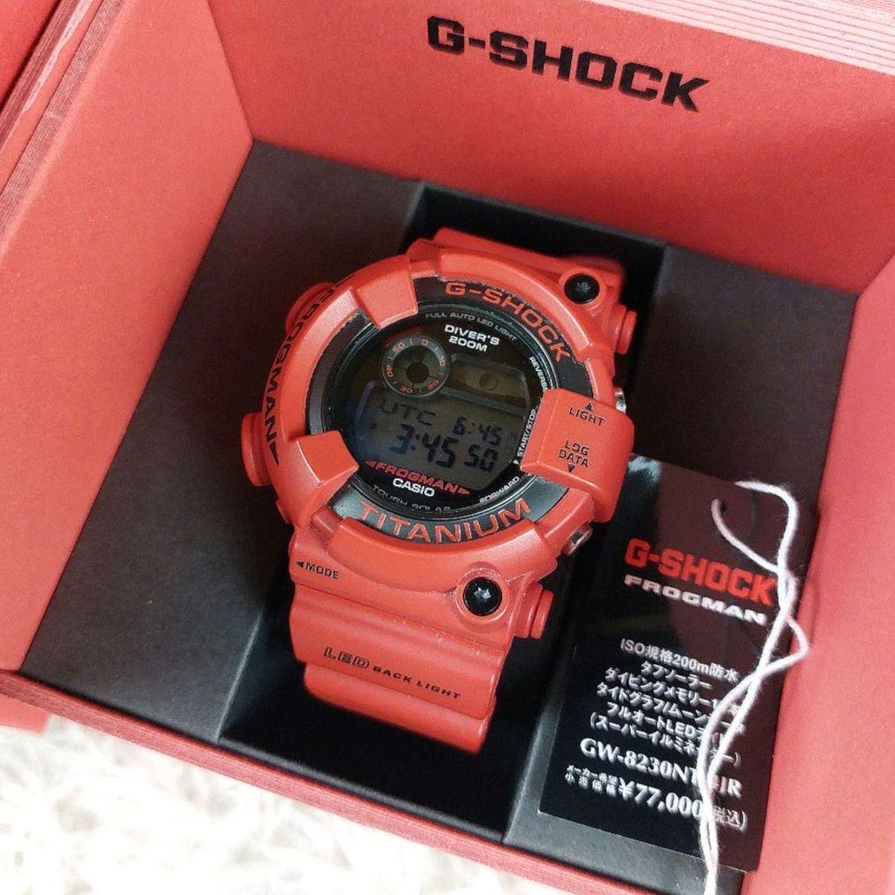 美品 箱タグ付 G-SHOCK FROGMAN 30周年記念モデル デジタル時計