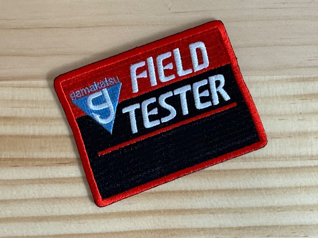 激レア 未使用 新品 長期保管品 がまかつ フィールドテスター パッチ