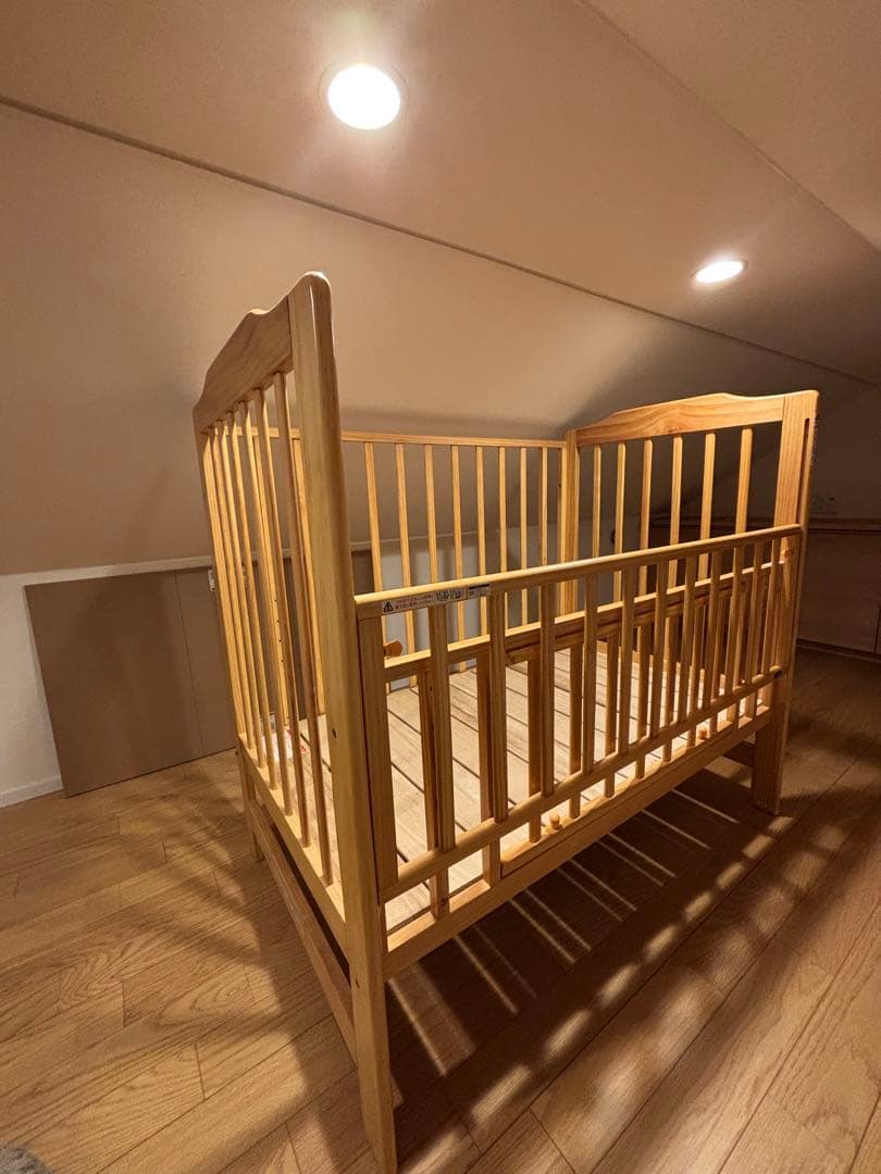 【ほぼ新品/実測済】カトージ ハイシート ベビーベッド 02399 欠品なし