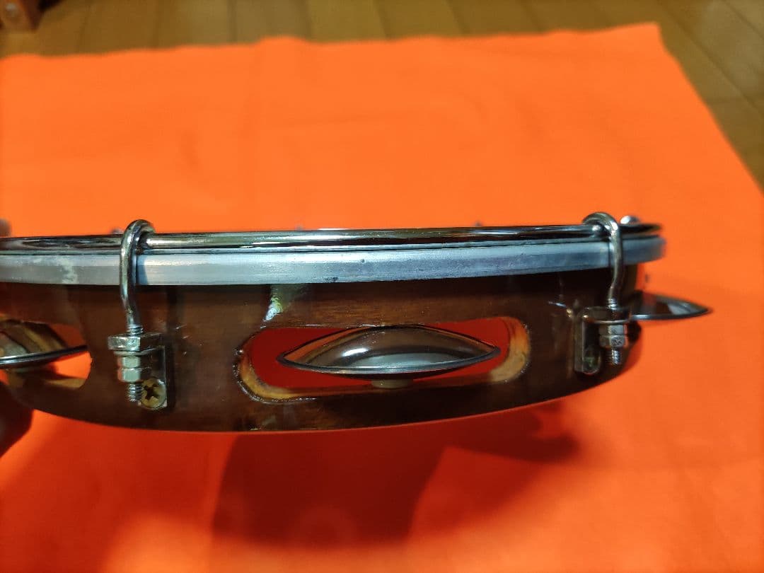 ☆Bauer PERCUSSIONパンデイロ　本皮　10インチ　スペーサー入り☆