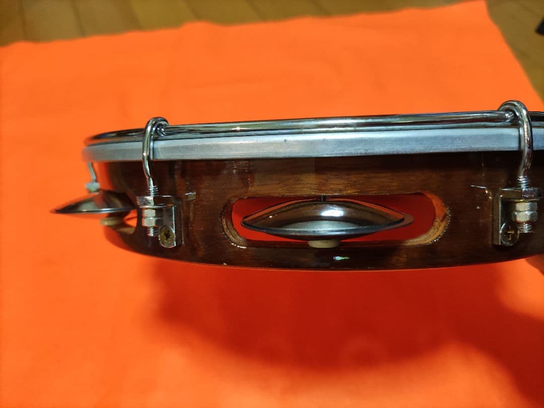 ☆Bauer PERCUSSIONパンデイロ　本皮　10インチ　スペーサー入り☆