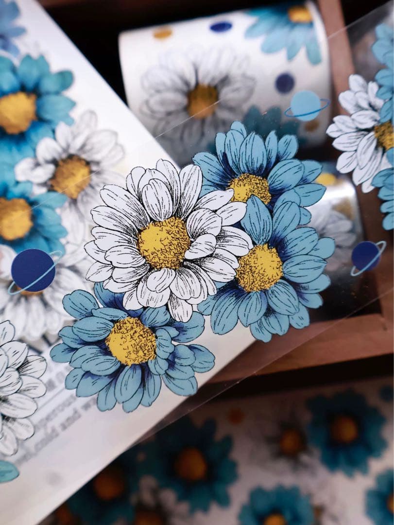 壹洱原创《梵高花园》海外マスキングテープ　マステ 【2555】