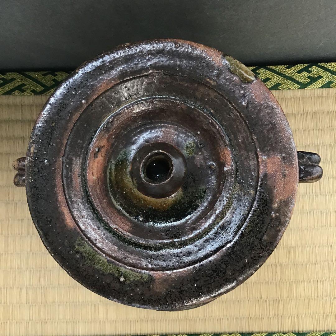 茶道具　水指　いらほ　水指　宗歩作　替蓋付　共箱　S28MS