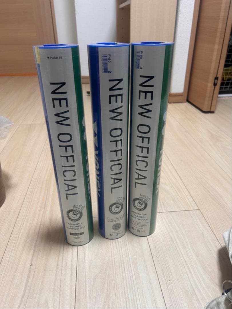 YONEX Newofficial バドミントンシャトル 3本セット
