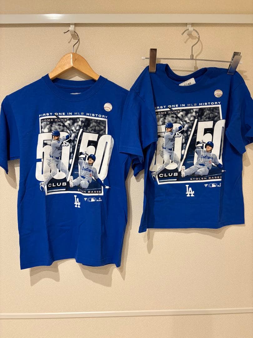 【新品未使用】大谷翔平 Tシャツ50/50 【現地購入品】　2枚セット