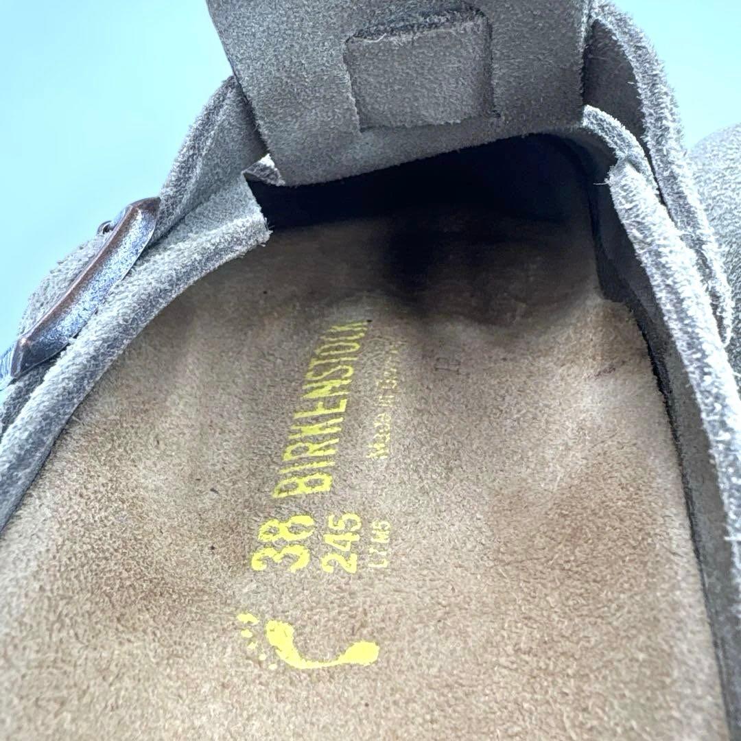 ビルケンシュトック ボストン サンダル【38】24.5ベージュ ナロー トープ