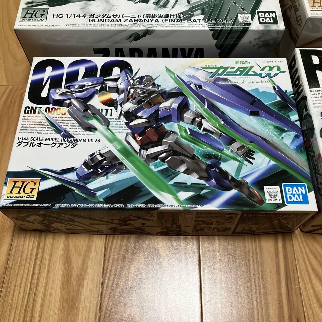 HG ダブルオークアンタ ラファエル サバーニャ ハルート最終決戦仕様セット