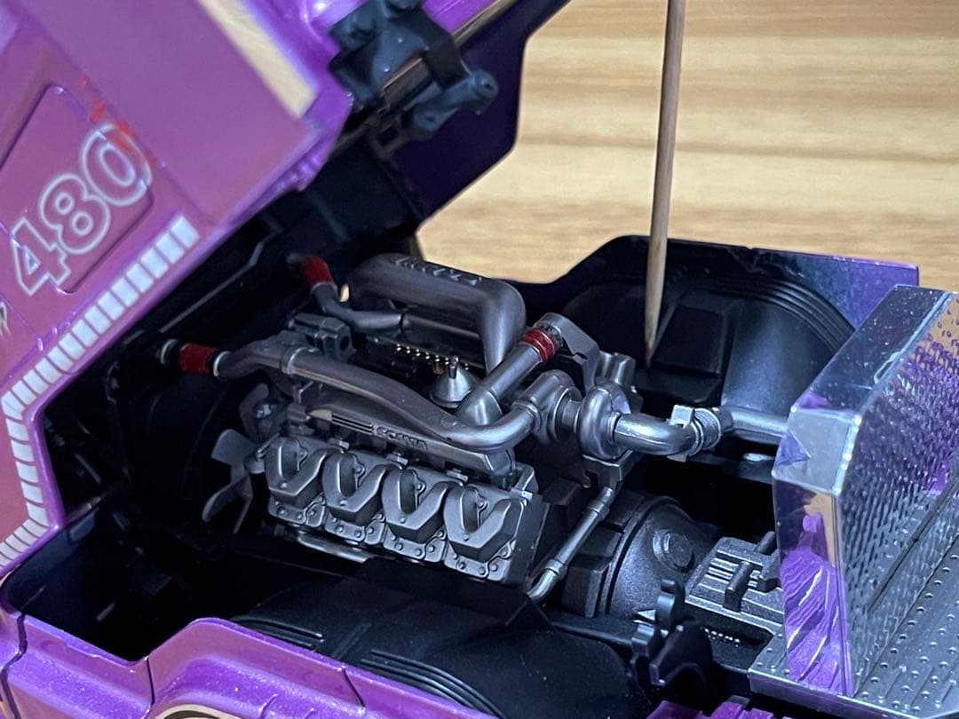 デコトラ‼️1/24 イタレリ製・旧型スカニア・トレーラーヘッド完成品‼️