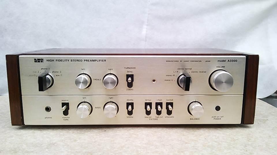 山﨑 美品 LUXMAN A3300 プリアンプ