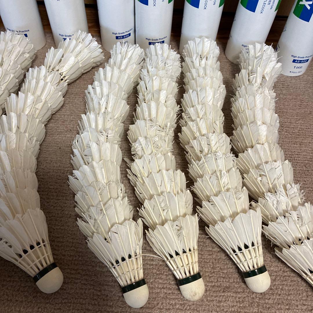 送料無料　バドミントン　羽　120個　10本　YONEX　600 3番　4番