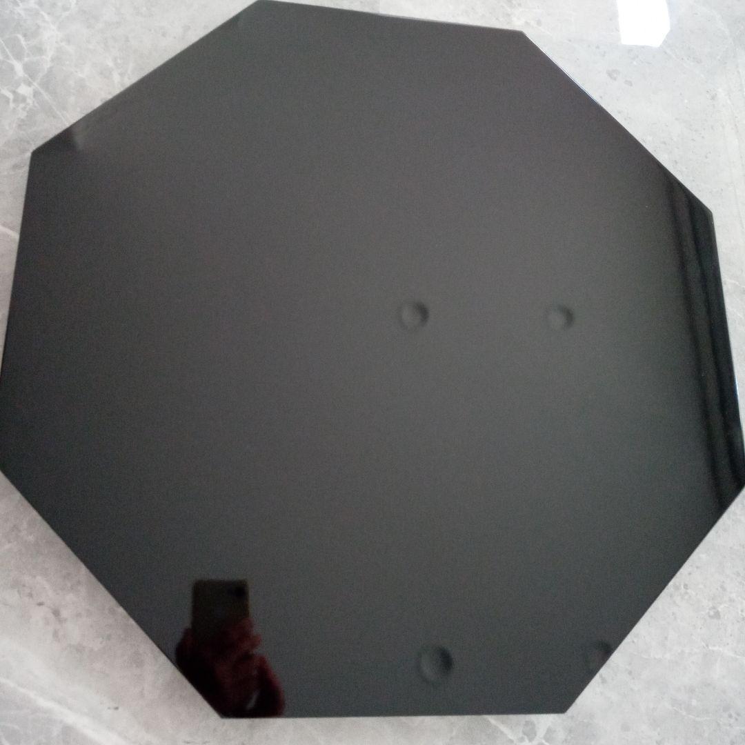 黒漆塗　八角　54.8cm　大　飾り台