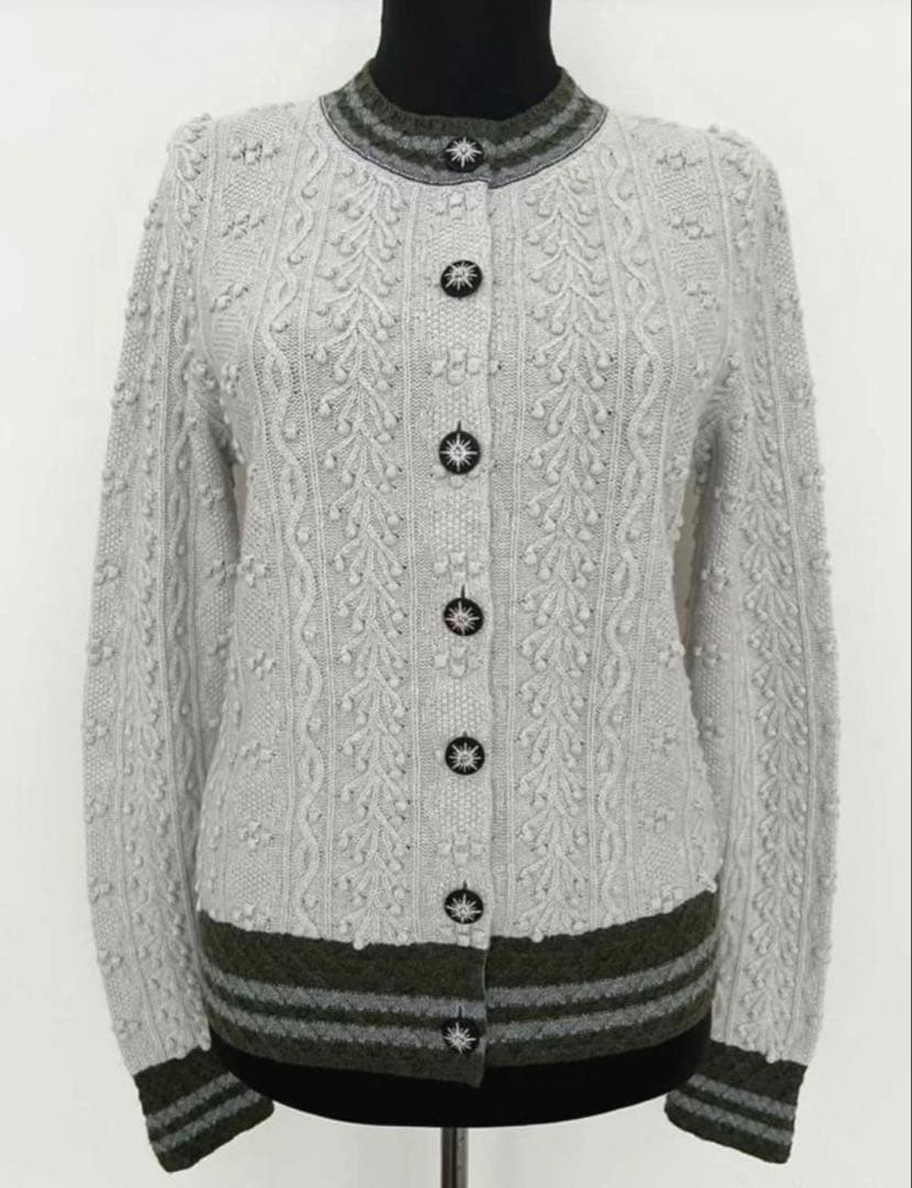 CHANEL シャネル CCジュエル ボタン カシミア カーディガン