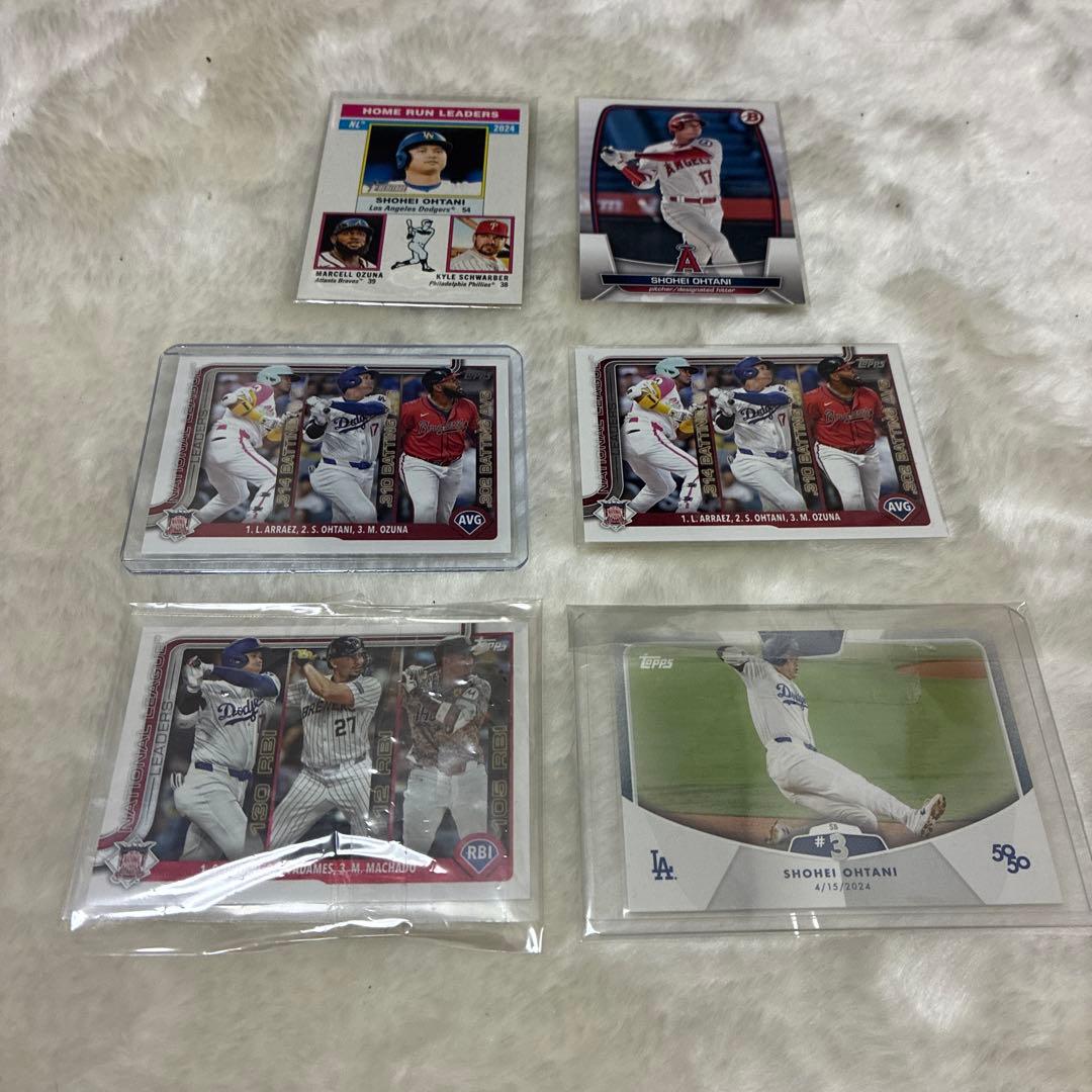 【限定】公認 ボブルヘッド　大谷翔平　打者と投手の2個、【トレカ】7枚のセット