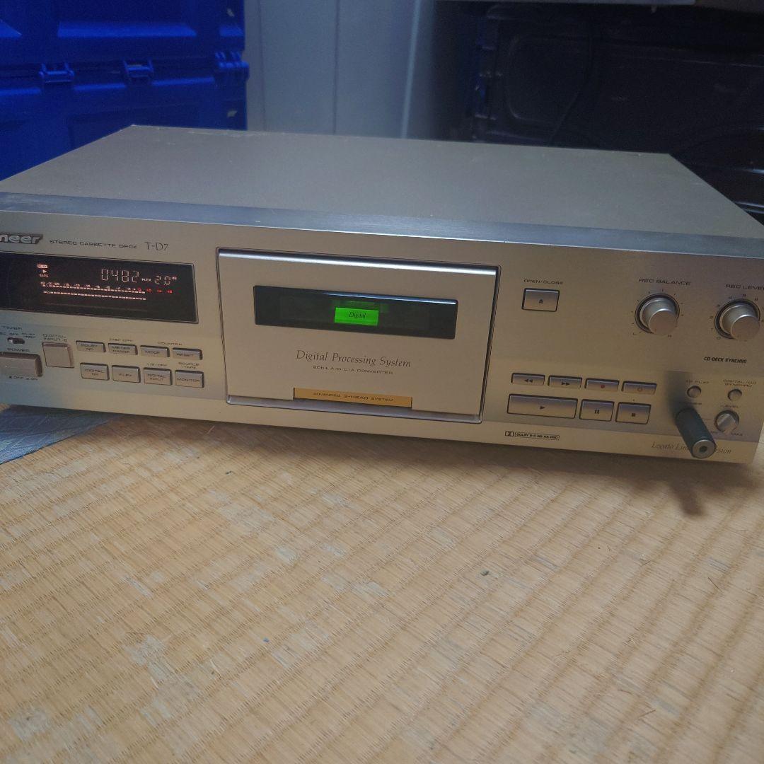 Pioneer パイオニア 3ヘッドシングルカセットデッキ T-D7