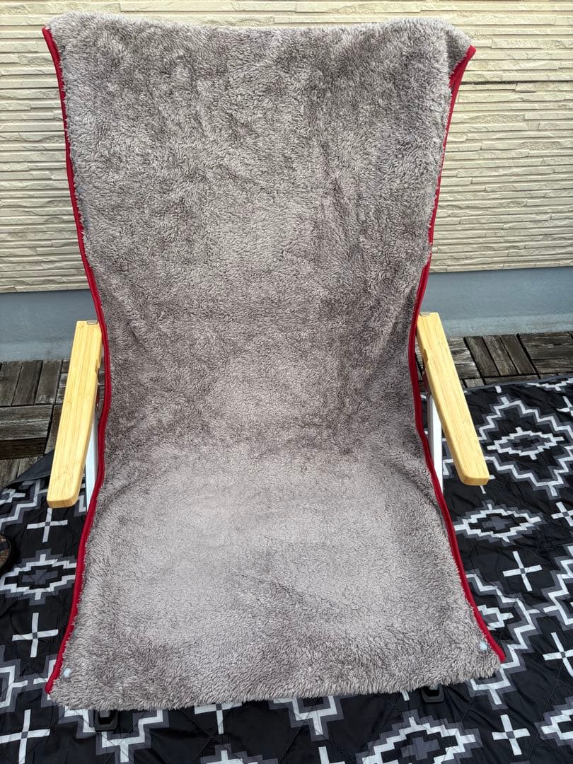 スノーピーク　ローチェア30 ブラウン　廃盤ローチェアーブランケット セット