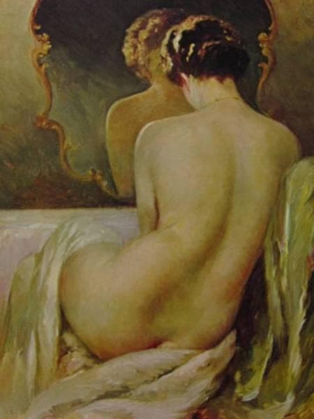 T.COUBELLA（T.クーベラ）、背中、希少な額装用大判画集画