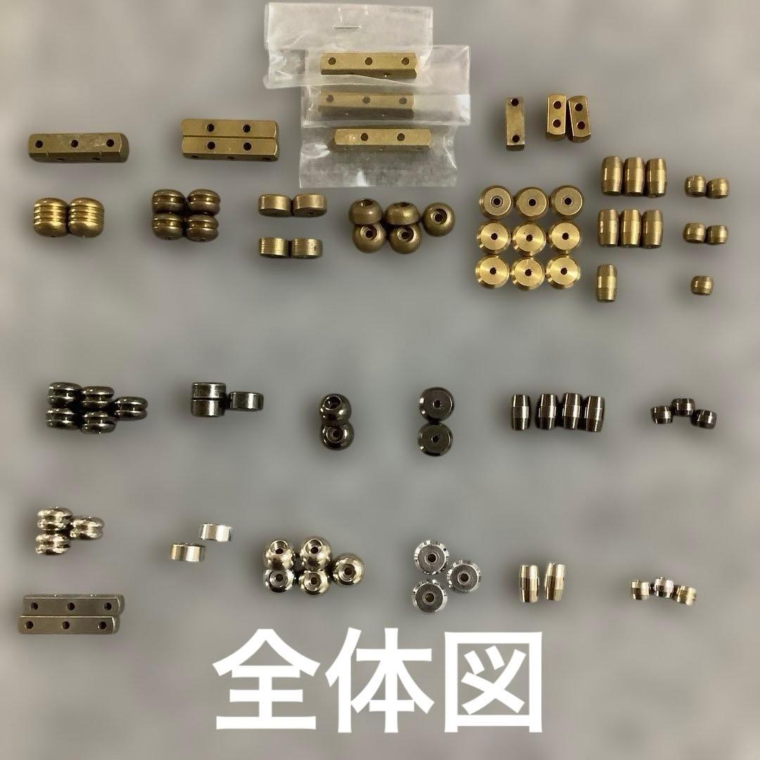 タミヤ ミニ四駆 マスダンパーセット ブラック・シルバー・ブロンズ