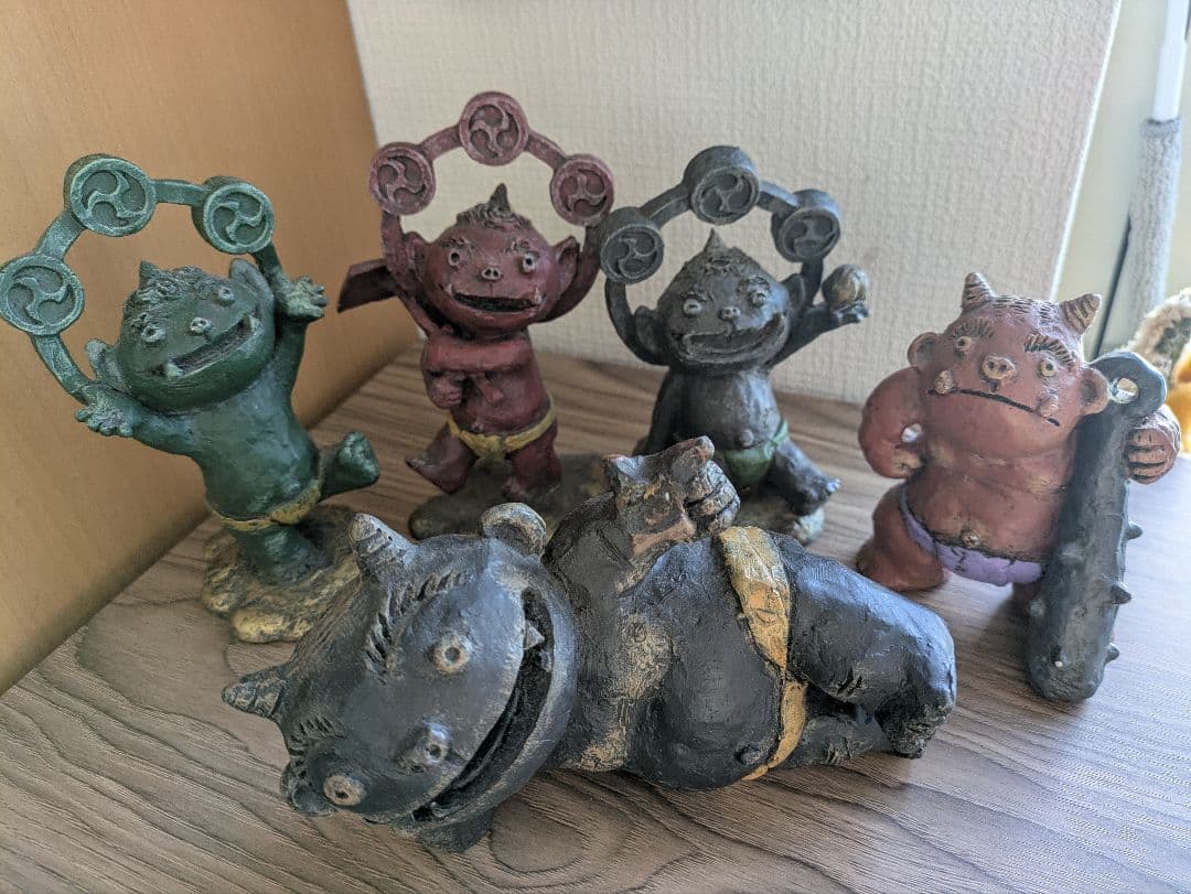 セトクラフト　鬼の置物 5体セット